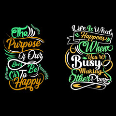 Modern typography inspirational lettering quotes trendy t shirt design graphics suitable for print design