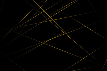 Abstract black with gold lines, triangles background modern design. Vector illustration EPS 10.