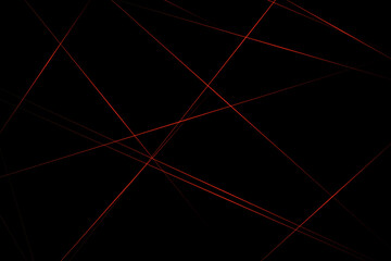 Abstract black with red lines, triangles background modern design. Vector illustration EPS 10.