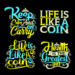 Modern typography inspirational lettering quotes trendy t shirt design graphics suitable for print design