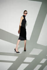 strict fashionable lady