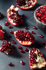 Raw Red Organic Pomegranate Seeds