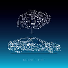 smart car illustration