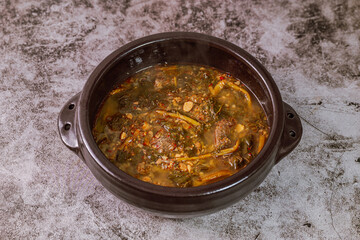 Sagolugeojigalbitang, Korean style Napa Cabbage and Short Rib Soup