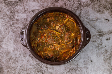 Sagolugeojigalbitang, Korean style Napa Cabbage and Short Rib Soup