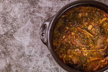 Sagolugeojigalbitang, Korean style Napa Cabbage and Short Rib Soup