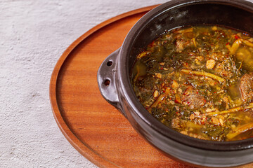 Sagolugeojigalbitang, Korean style Napa Cabbage and Short Rib Soup