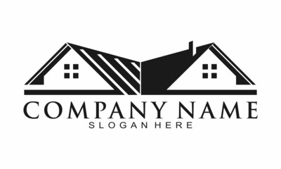 House property simple vector logo