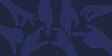 Hand Signs - Set 1