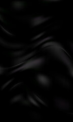 Abstract vector background luxury black cloth or liquid wave or wavy folds of grunge silk texture satin velvet material.