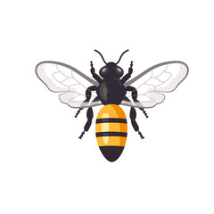 cartoon honey bee vector