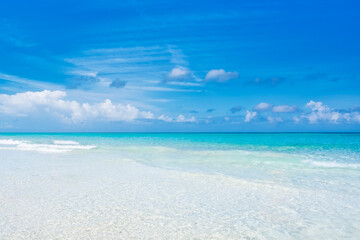 The beautiful beach of Varadero in Cuba