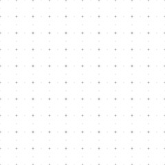 Square seamless background pattern from geometric shapes are different sizes and opacity. The pattern is evenly filled with black abstract star symbols. Vector illustration on white background