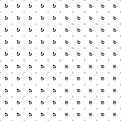 Square seamless background pattern from geometric shapes are different sizes and opacity. The pattern is evenly filled with black goal symbols. Vector illustration on white background