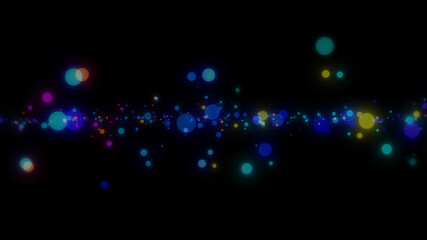 abstract space spots circles particles