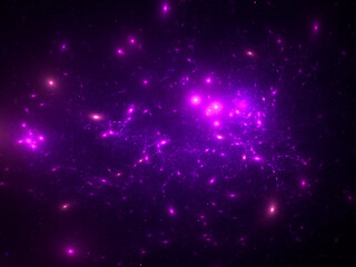 Just unusual sky - abstract computer generated illustration