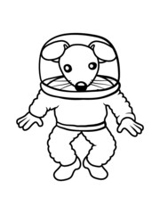 Schwerelose Astronauten Maus 