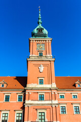 Fototapeta premium Facade of the Castle Royal Castle in Warsaw, Poland - Europe