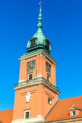 Fototapeta premium Facade of the Castle Royal Castle in Warsaw, Poland - Europe