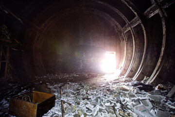 Abandoned Soviet bunker, echo of Cold War