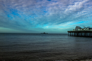 pier in the sea