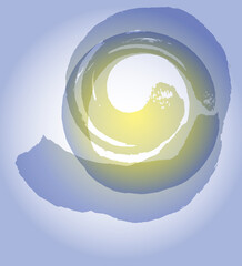 Vector Collection of Pastel Crayons Isolated on White Background, Blue and Beuge Brush Stroke Templates.