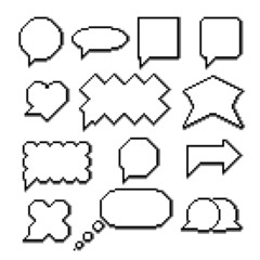 Pixel Art Speech Bubble