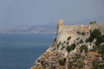 Fototapeta na wymiar The Fortezza of Rethymno on Crete, Greece