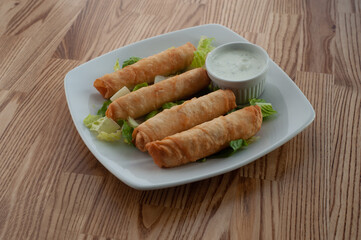 Turkish Sigara Borek: Crispy cheese rolls
