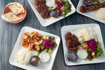 middle eastern food feast