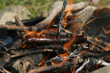 holz brennt