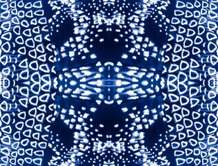 Snake Tropical Pattern. Aqua Alligator Skin. Blue