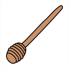 Honeydipper. A spoon for honey.