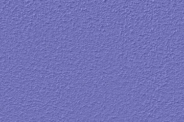 Türaufkleber Pantone 2022 very peri Blue violet coarse texture of a plastered wall. Surface of textured plaster in trendy color of the year 2022 very peri. Abstract architecture stuccoing background design element.