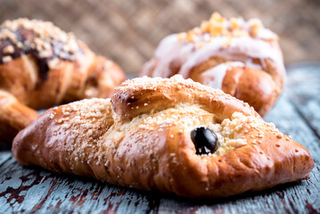 ciastko francuskie z owocami