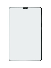 Tablet. Modern tablet computer. Blank screen. Vector graphics 
