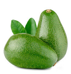 Avocado isolated on a white background