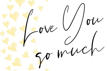  Valentine's day gift cart with love you so much text. Love related items. Home decoration printable.