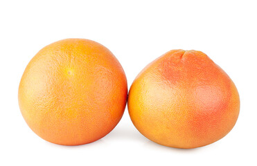 Fresh grapefruit isolated on a white background