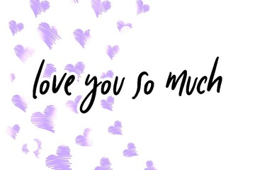  Valentine's day gift cart with love you so much text. Love related items. Home decoration printable.