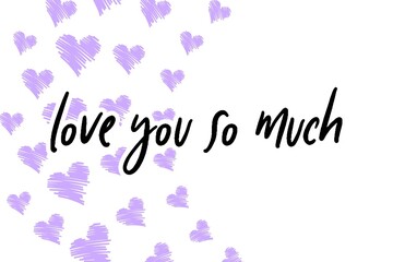  Valentine's day gift cart with love you so much text. Love related items. Home decoration printable.