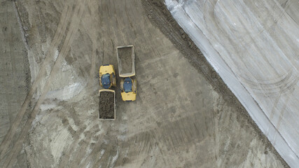 Soil Removal and Site Preperation For Construction PeterBorough England UK © Overflightstock