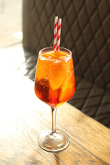  Aperol Spritz Italian drink based on Prosecco and Aperol.