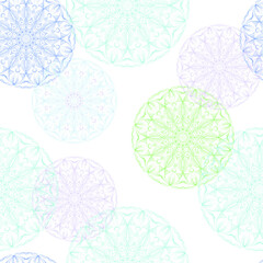 Mandala. Ethnic seamless pattern. Vector illustration.