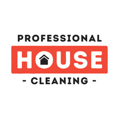 House Cleaning Logo, Professional House Cleaning, Cleaning Logo, Cleaning Business, House Cleaning Business, Vector Illustration Background