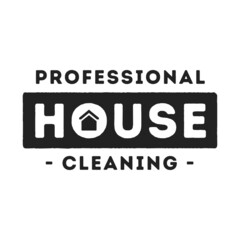 House Cleaning Logo, Professional House Cleaning, Cleaning Logo, Cleaning Business, House Cleaning Business, Vector Illustration Background