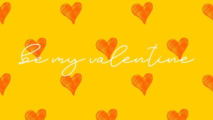  Valentine's day gift cart with be my valentine text. Love related items. Home decoration printable.
