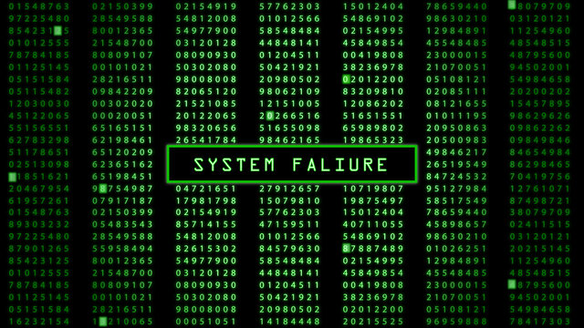 FONDE DE PANTALLA MATRIX FALLA DEL SISTEMA ILUSTRACION CODIGOS