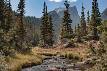 Landscape of the Colorado rocky mountains