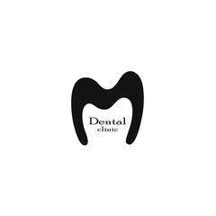 Vector logo of the dental office in minimalism
